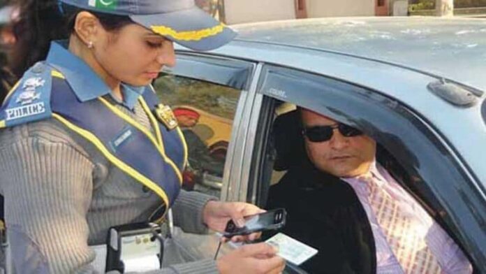 E Challan in Lahore