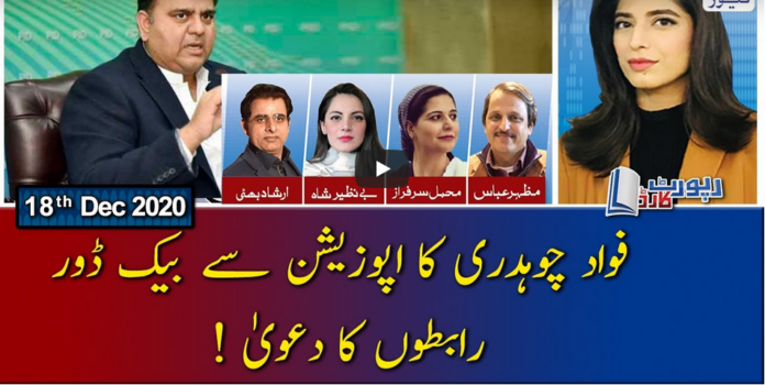 Report Card 18th December 2020 Today by Geo News