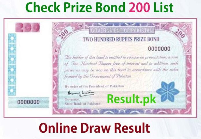 200 Prize Bond