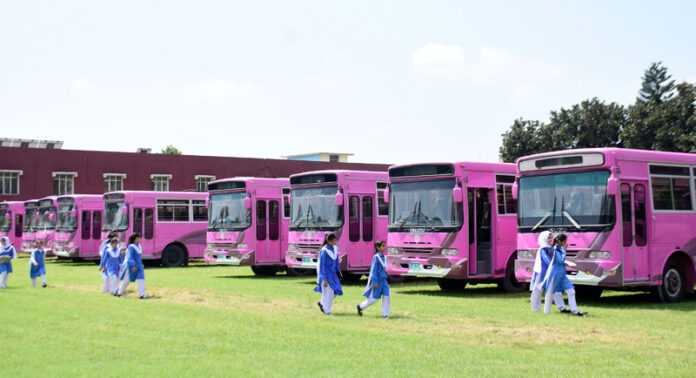 Pink Bus Service for Female Students & Educators in Islamabad