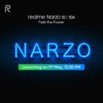 Realme Narzo 10 series launch on May 11 Realme Narzo 10 Series