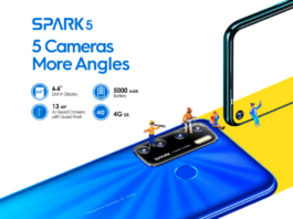 Tecno Launches Spark 5 With 6.6-Inch Display & Large Battery Tecno Spark 5