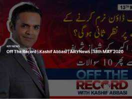 Off The Record 13th May 2020 Today by Ary News Off The Record 13th May 2020 Today by Ary News