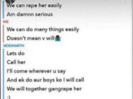 Screenshots of shocking Delhi student rape chat group go viral bois locker room chat screenshot