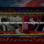 Off The Record 8th July 2020 Today by Ary News Off The Record 8th July 2020 Today by Ary News