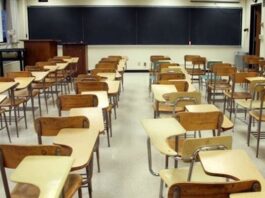 Educational institutions to reopen in first week of September Empty Classroom