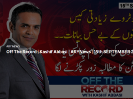 Off The Record 15th September 2020 Today by Ary News Off The Record 15th September 2020 Today by Ary News