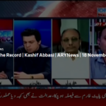Off The Record 18th November 2020 Today by Ary News Off The Record 18th November 2020 Today by Ary News