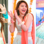 Hina Altaf Latest Photos in Indian Style Ghagra Choli At A Family Wedding Hina Altaf Latest Photos