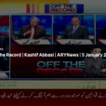 Off The Record 5th January 2021 Today by Ary News Off The Record 5th January 2021 Today by Ary News