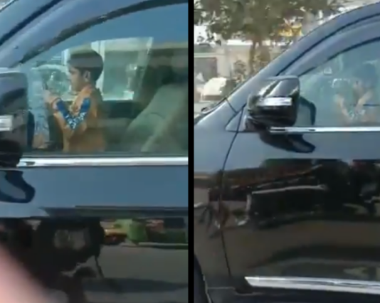 Kid Driving Land Cruiser in Multan Goes Viral Kid Driving V8 in Multan