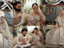 Mansha Pasha and Jibran Nasir Wedding Pictures Mansha Pasha and Jibran Nasir Tie The Knot