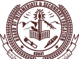 BISE Kohat 11th Class Result 2022 Kohat Board