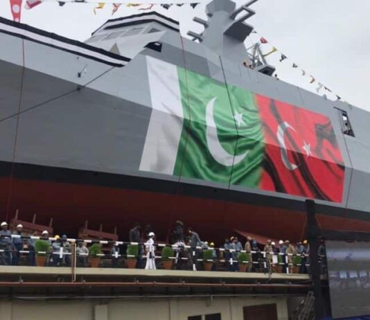 Modern Naval Warship Co-Developed With Turkey PNS Tariq Pakistan