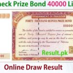 40000 Rs Prize Bond Draw 26 Quetta Result 2023 40000 Rs Prize Bond