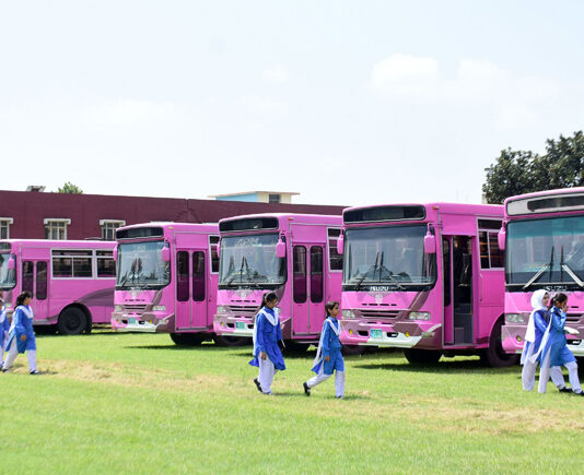 Islamabad Unveils Pink Bus Service for Female Students and Teachers Pink Bus Service for Female Students & Educators in Islamabad