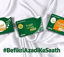 Ufone Monthly Packages: Azaadi & Super Card Gold August 2025